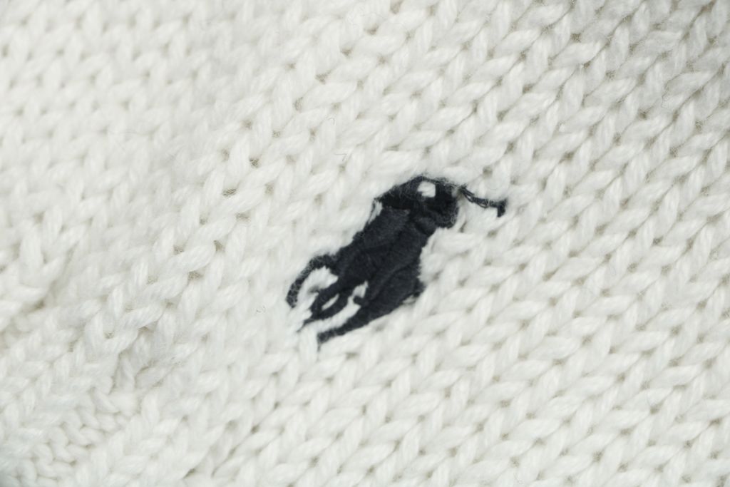 Ralph Lauren Tajima Embroidered Pony Sleeve Sweater