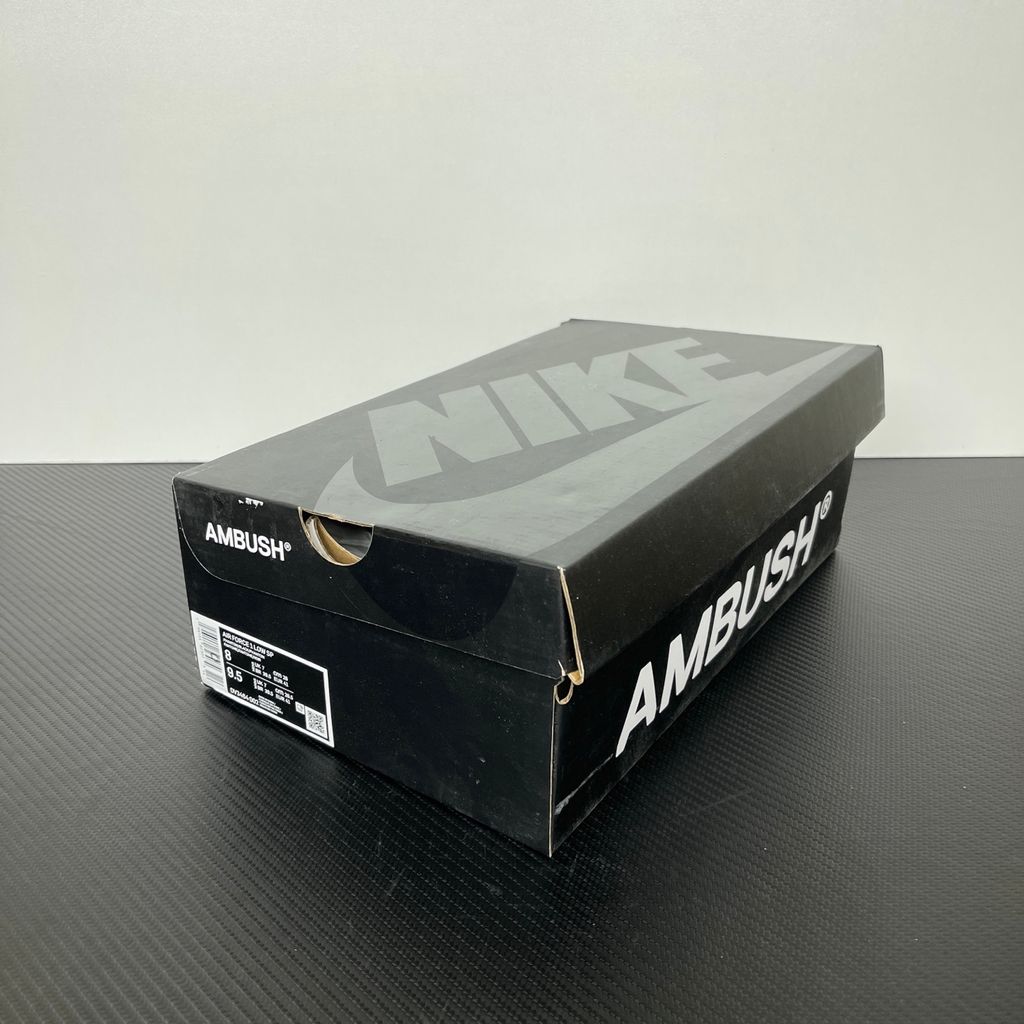 Shop Nike Air Force 1 Low SP x AMBUSH DV3464-002 Phantom with premium leather, oversized black Swoosh detailing and iconic AF1 streetwear styling.