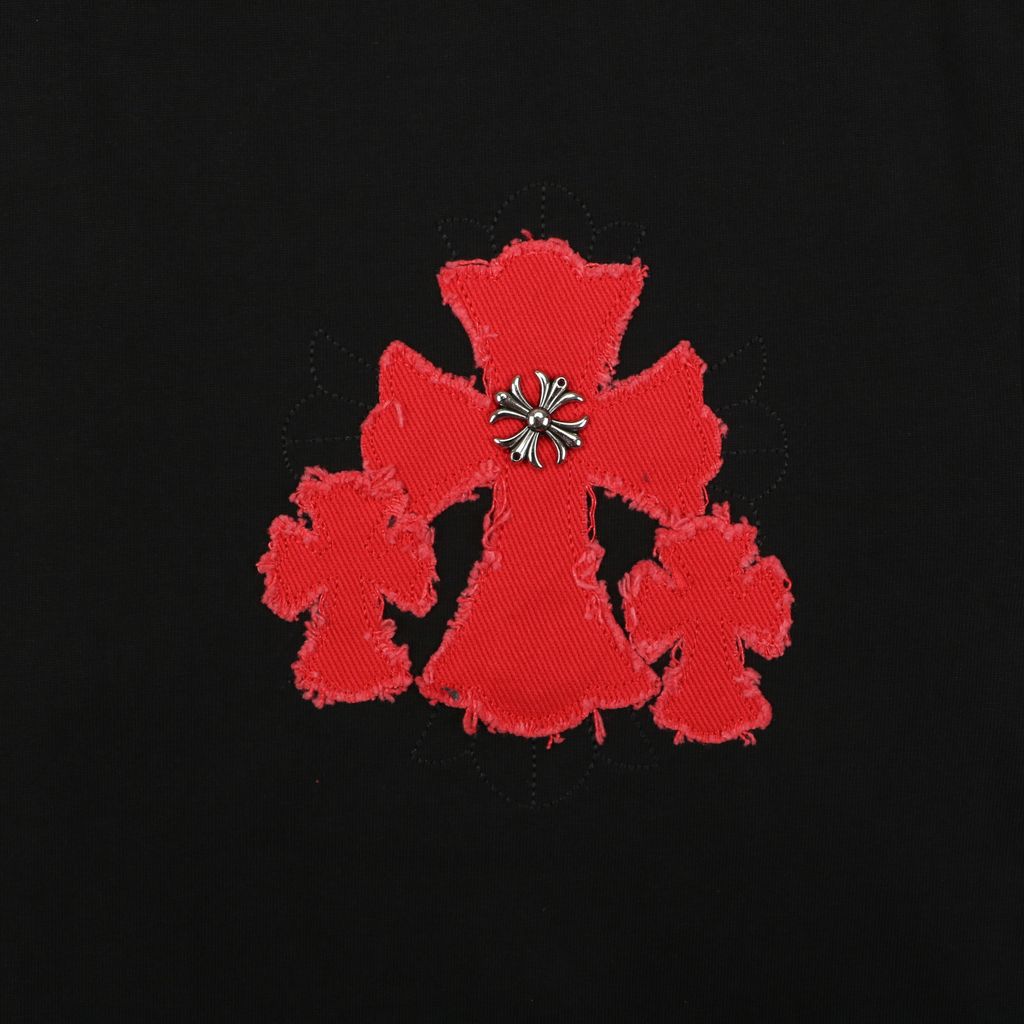 Chrome Hearts Oversized Triple Cross Digital Print Long Sleeve