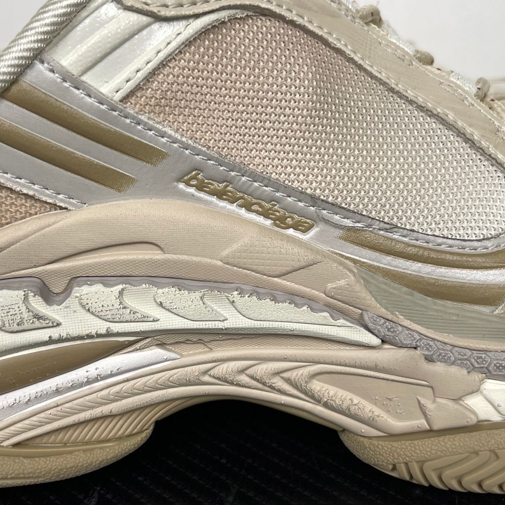 Balenciaga Triple S.2 Mule 875020 WTSM0 9900 Beige Mix side view