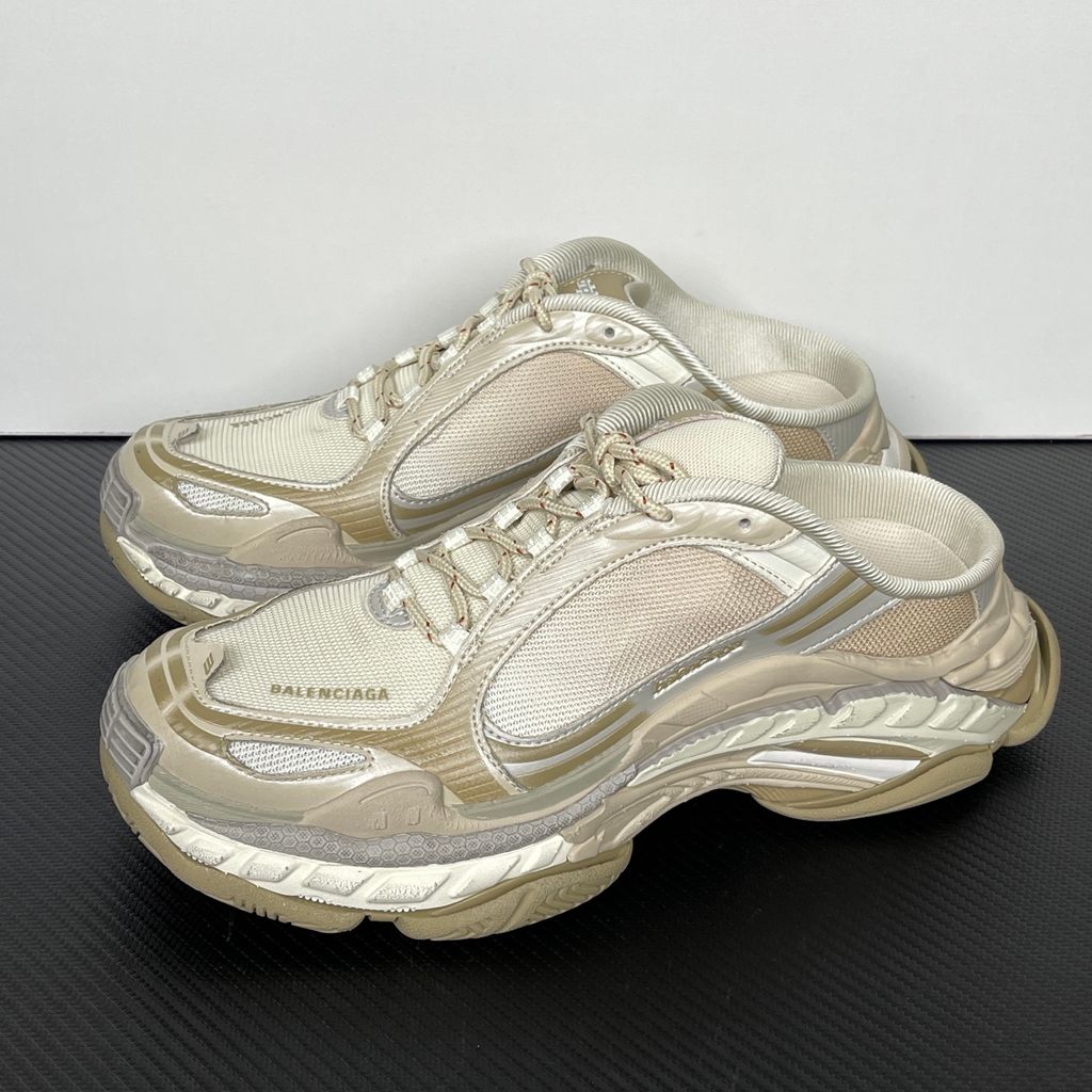 Balenciaga Triple S.2 Mule 875020 WTSM0 9900 Beige Mix side view