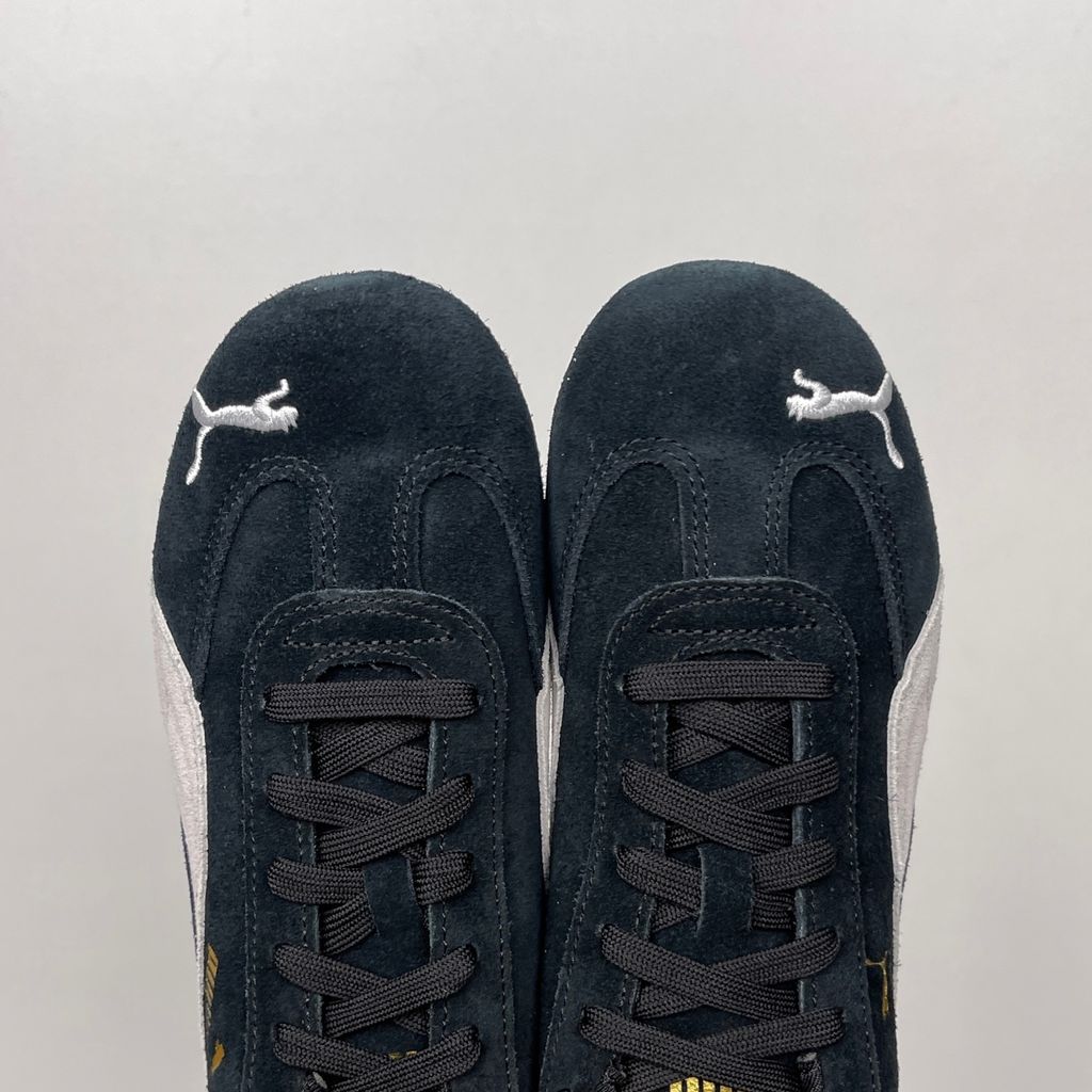 PUMA Speedcat OG 398846-01 Black White unisex motorsport sneakers side view