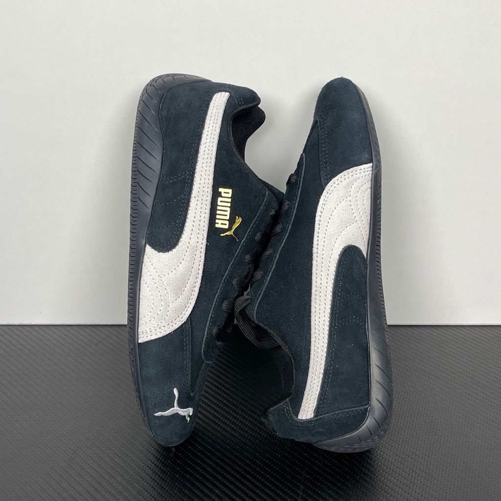 PUMA Speedcat OG 398846-01 Black White unisex motorsport sneakers side view