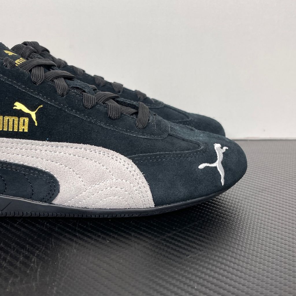 PUMA Speedcat OG 398846-01 Black White unisex motorsport sneakers side view