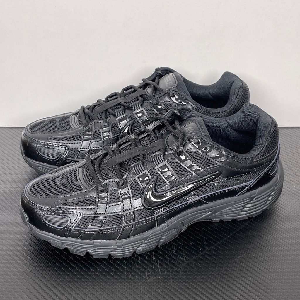 Nike P-6000 CD6404-002 Black Black sneakers side view