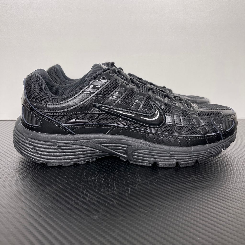 Nike P-6000 CD6404-002 Black Black sneakers side view