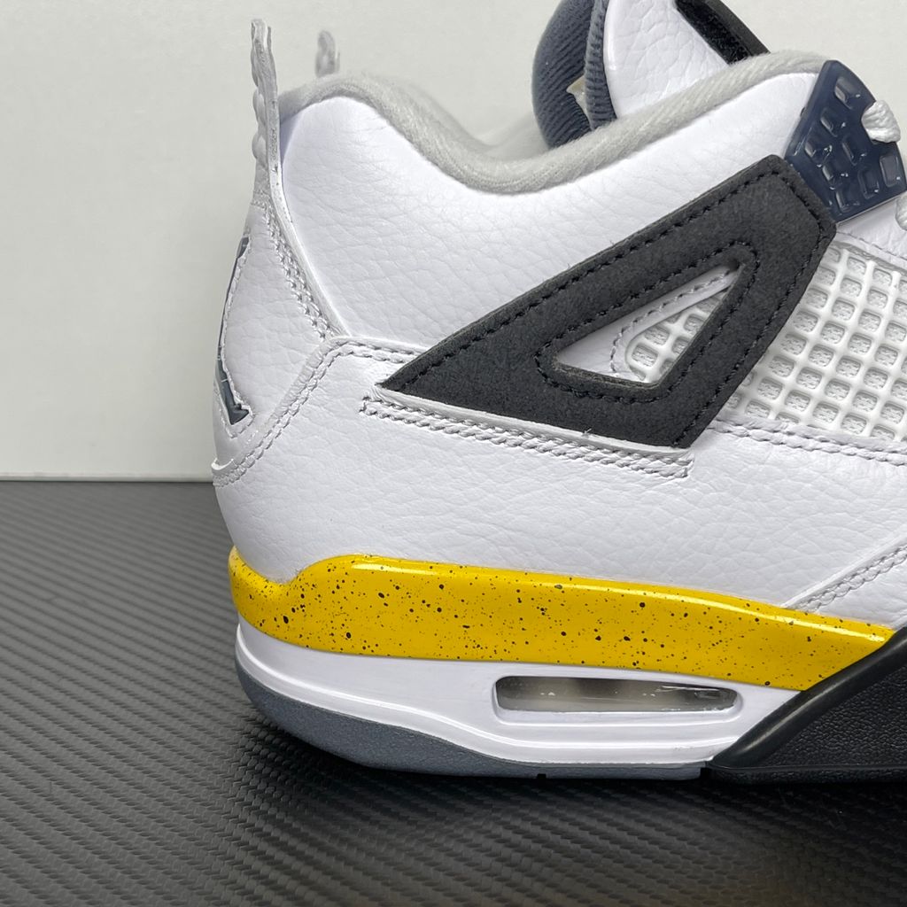 Air Jordan 4 Retro Rare Air Tour Yellow IO2463-102 White Yellow side view