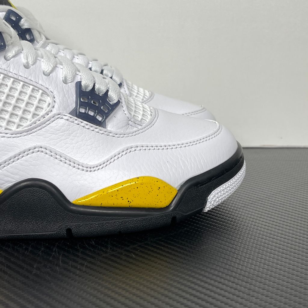 Air Jordan 4 Retro Rare Air Tour Yellow IO2463-102 White Yellow side view