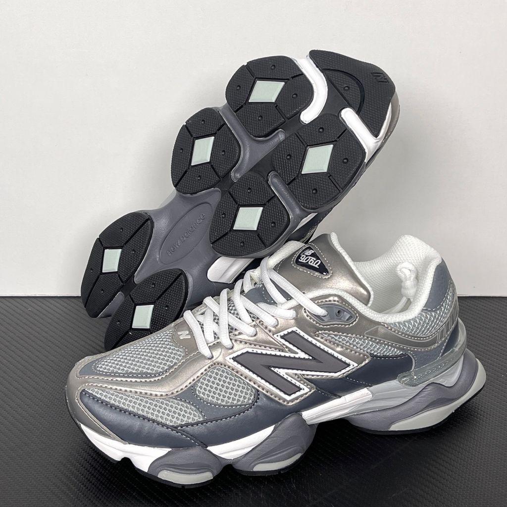 New Balance 9060 U906051K Magnet Faded Black Grey Black sneakers side view