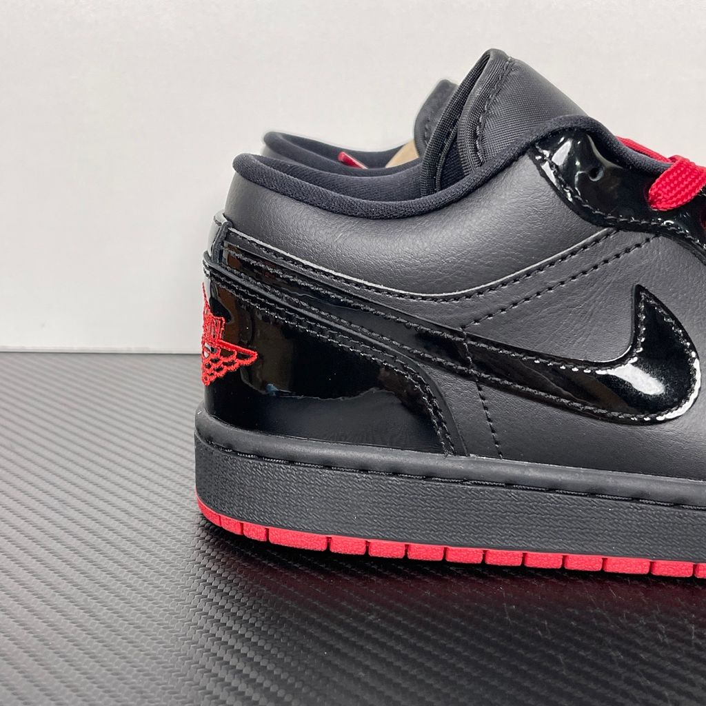 Air Jordan 1 Low 553558-606 Gym Red Black White Men's Sneakers