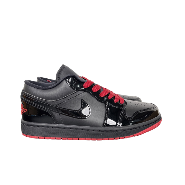 Air Jordan 1 Low 553558-606 Gym Red Black White Men's Sneakers