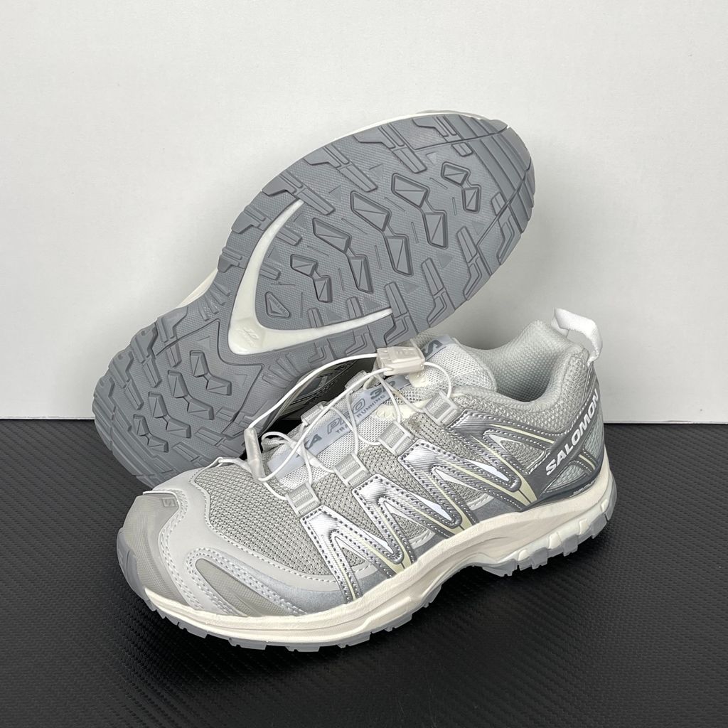 Salomon XA PRO 3D 477736 Silvery Silver Vanilla Unisex Outdoor Sneaker