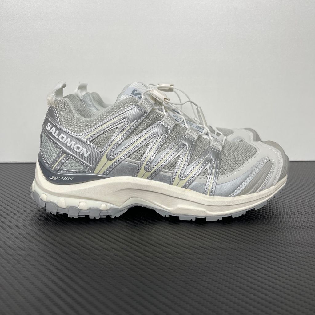 Salomon XA PRO 3D 477736 Silvery Silver Vanilla Unisex Outdoor Sneaker