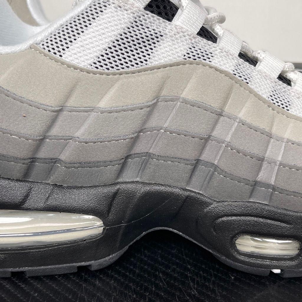 Nike Air Max 95 Big Bubble OG Granite HM4740-007 Black Medium Ash Men's Sneakers