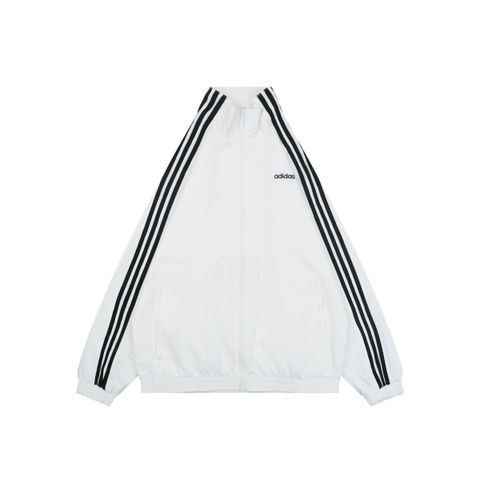 Adidas Trefoil Small Letter High-Neck Jacket White
