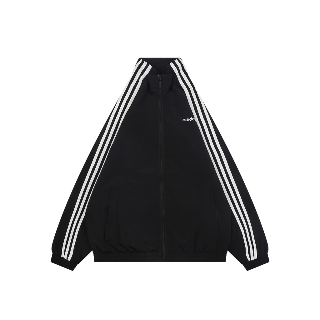 Adidas Trefoil Small Letter High-Neck Jacket Black
