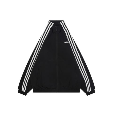 Adidas Trefoil Small Letter High-Neck Jacket Black