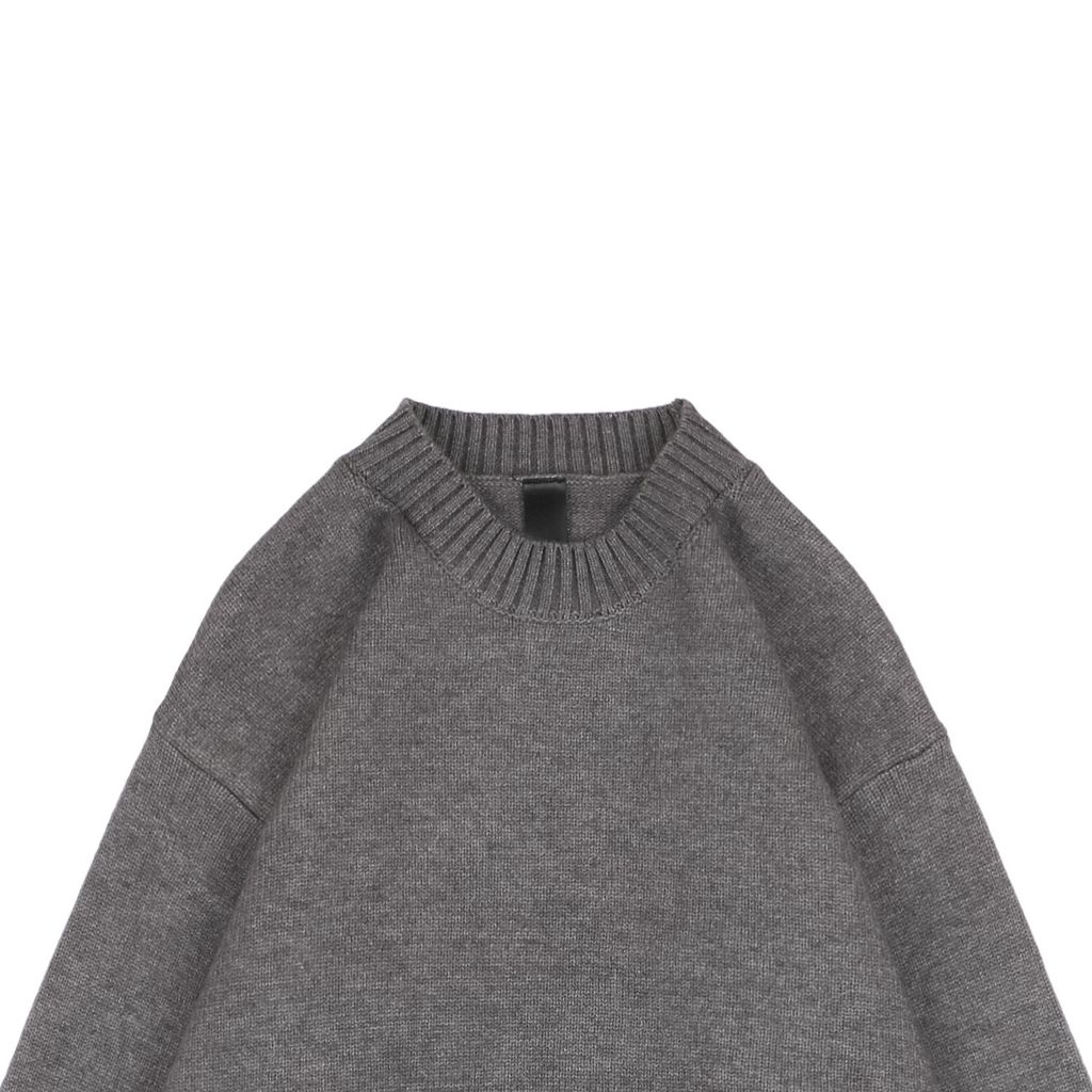 Chrome Hearts Cross Sleeve Leather Patch Wool Sweater
