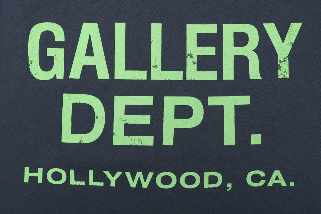 Gallery Dept Vintage Washed Neon Letter Long Sleeve Shirt