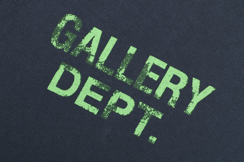 Gallery Dept Vintage Washed Neon Letter Long Sleeve Shirt