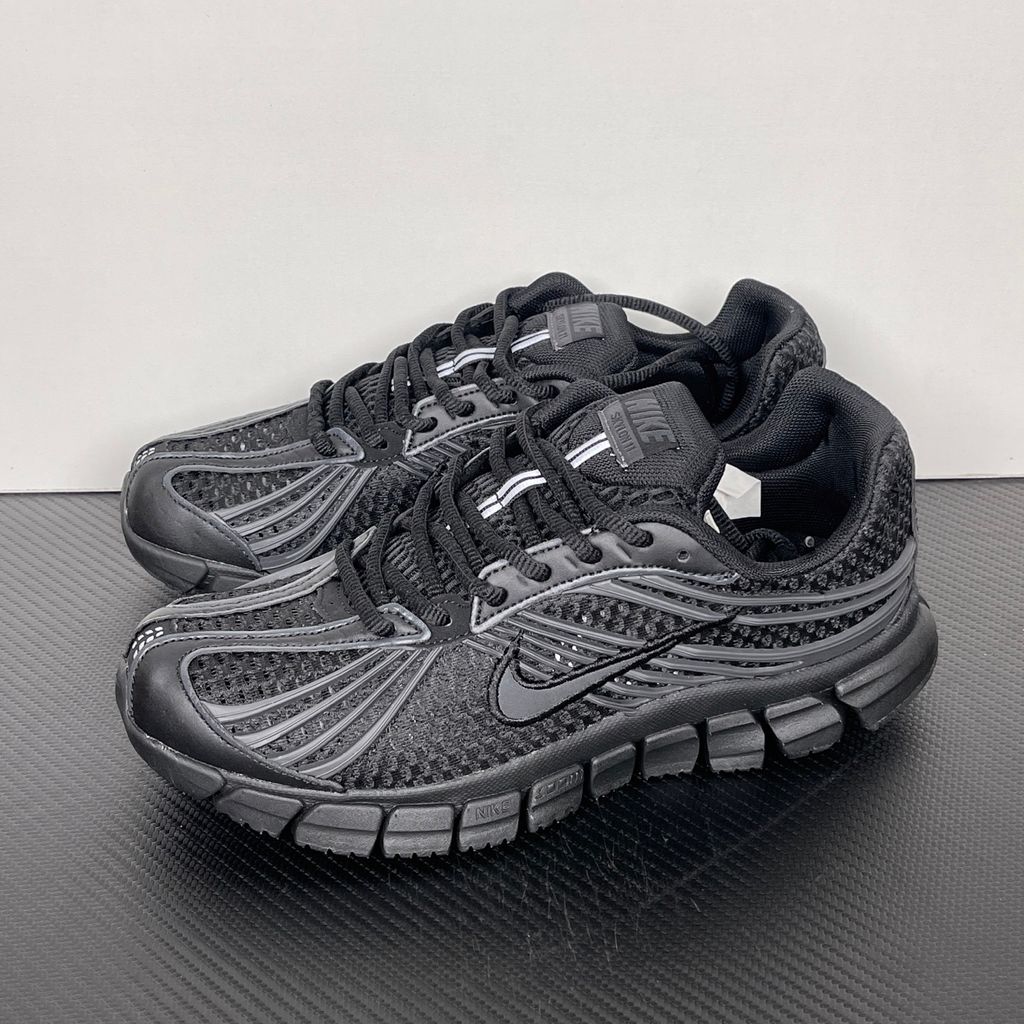 Shop Nike Zoom Skylon 11 IU7360-002 in Black and Anthracite with breathable mesh, Air Zoom cushioning, Cushlon foam and retro Y2K running style.
