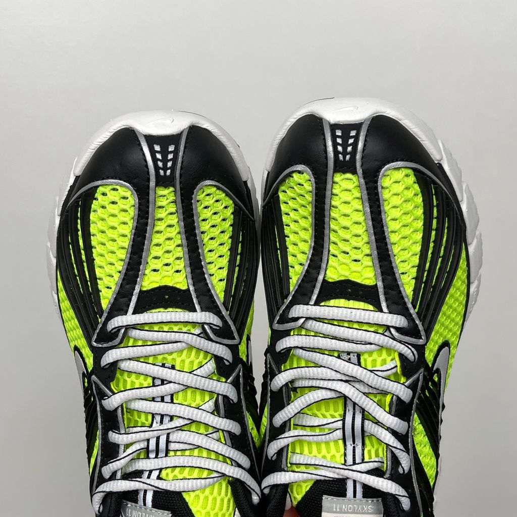Shop Nike Zoom Skylon 11 IU1869-700 in Volt, Black, Light Smoke Grey and Metallic Silver with Air Zoom cushioning, breathable mesh and flexible foam tooling.