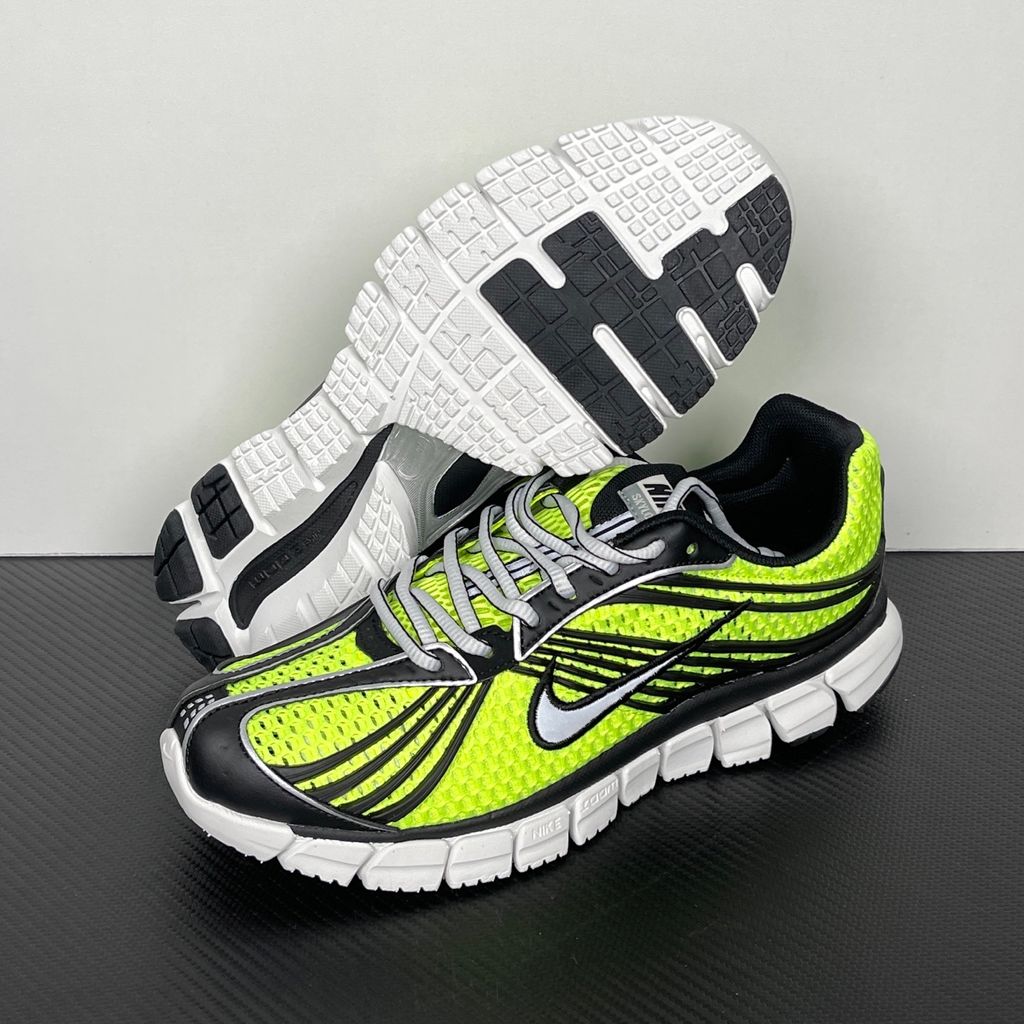Shop Nike Zoom Skylon 11 IU1869-700 in Volt, Black, Light Smoke Grey and Metallic Silver with Air Zoom cushioning, breathable mesh and flexible foam tooling.