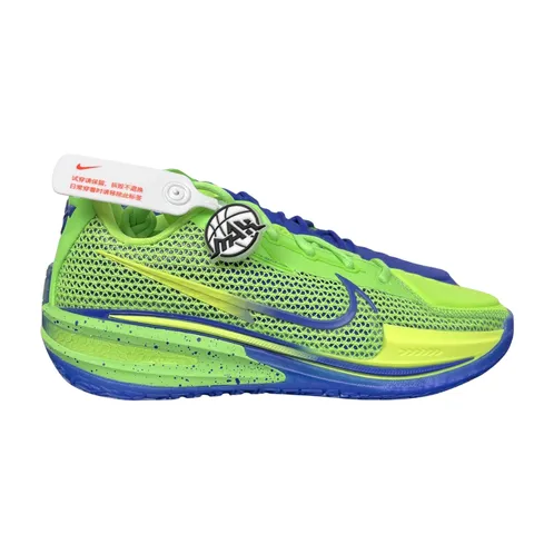 Shop Nike Air Zoom G.T. Cut 1 EP CZ0176-301 in Voltage Green and Lapis with full-length React, Air Zoom Strobel, heel Zoom cushioning and low-profile court control.