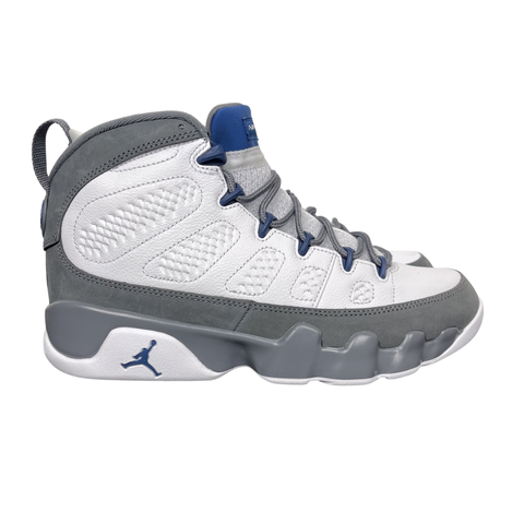 Air Jordan 9 Retro HV4794-100 Flint Grey French Blue Men's Sneakers