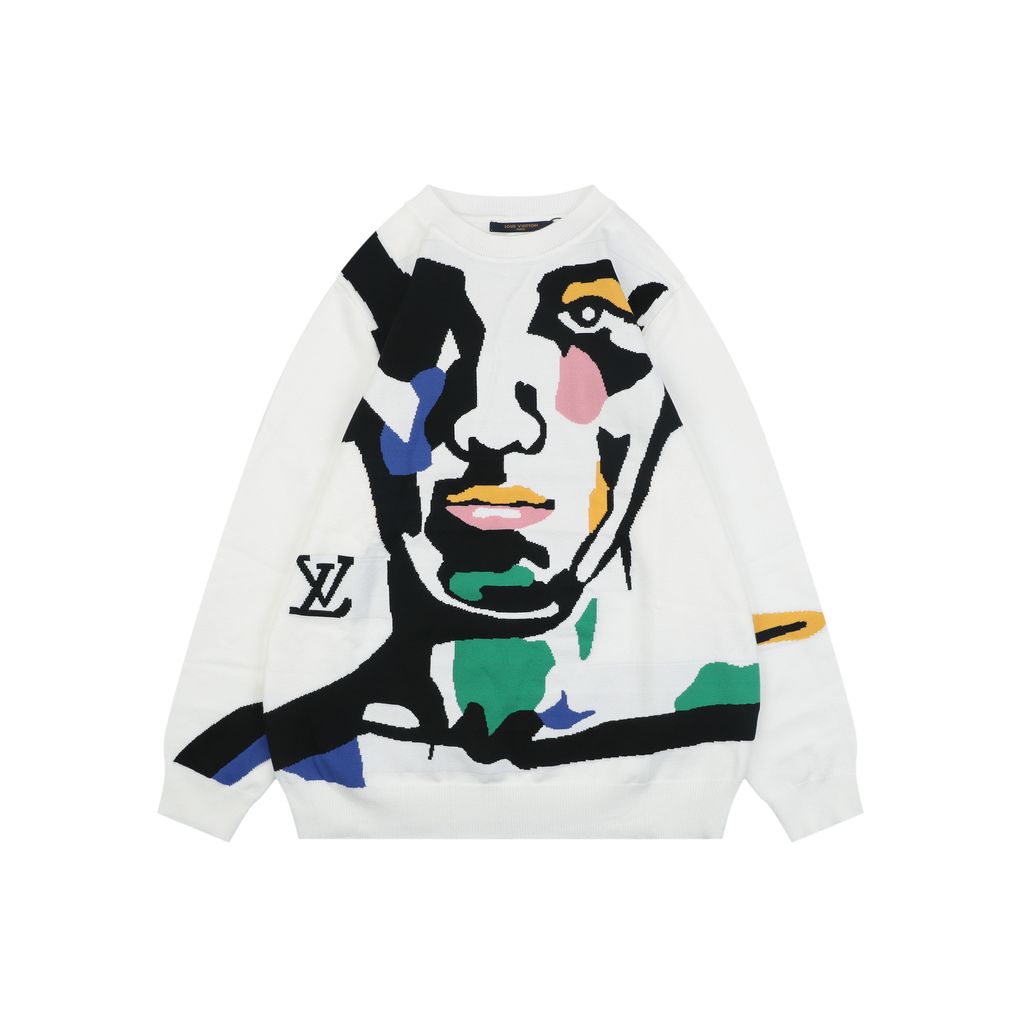 Louis Vuitton Abstract Figure Crewneck Sweater