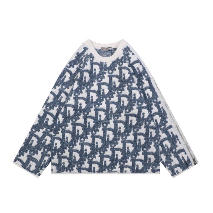 Christian Dior Oblique Towel Embroidered Crewneck Sweater