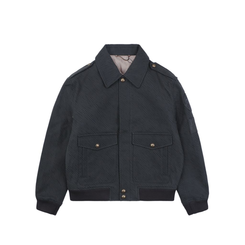 Louis Vuitton Gold Button Twill Jacket