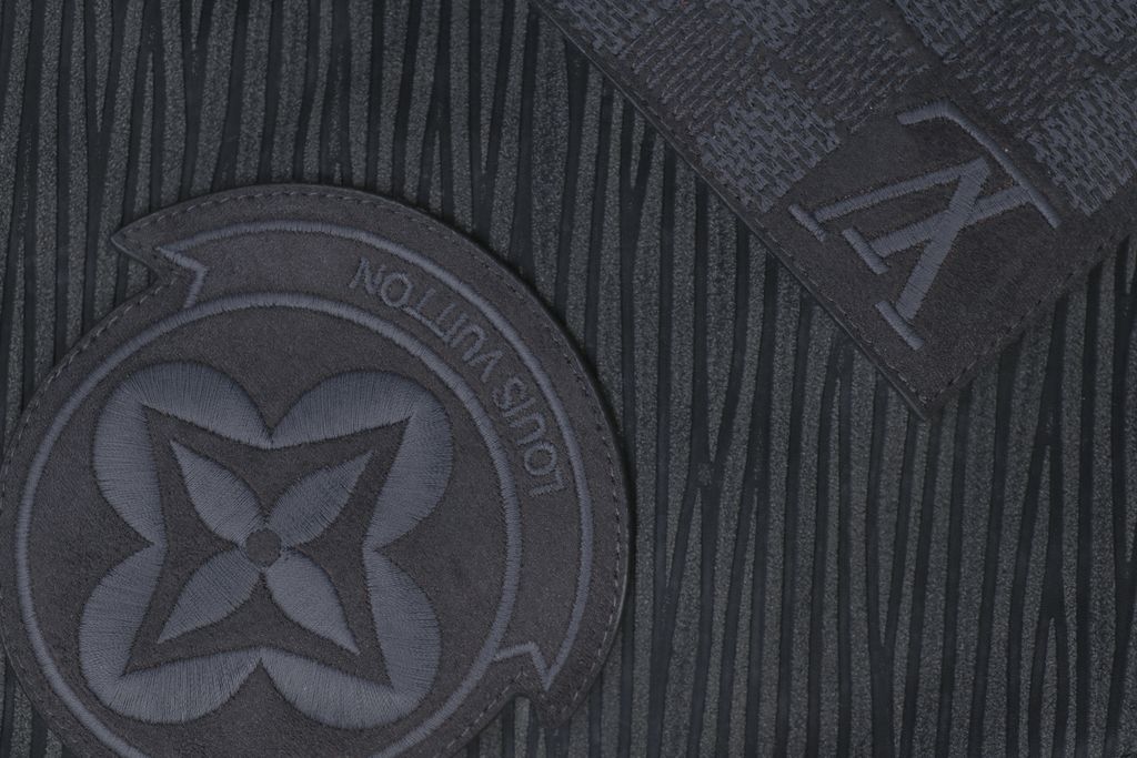 Louis Vuitton Brass-Tone Button Utility Twill Outerwear