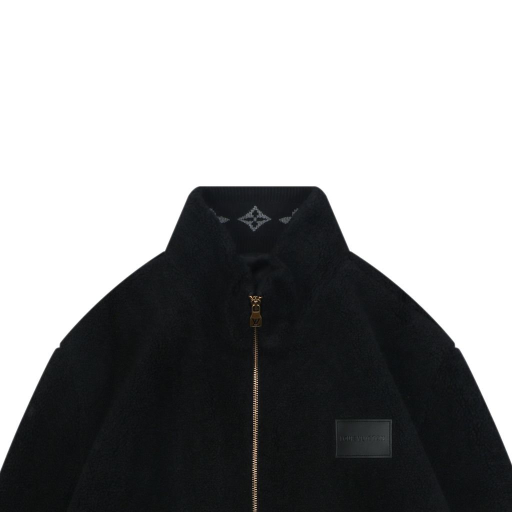 Louis Vuitton Lambswool Blend Checkerboard Jacquard Jacket