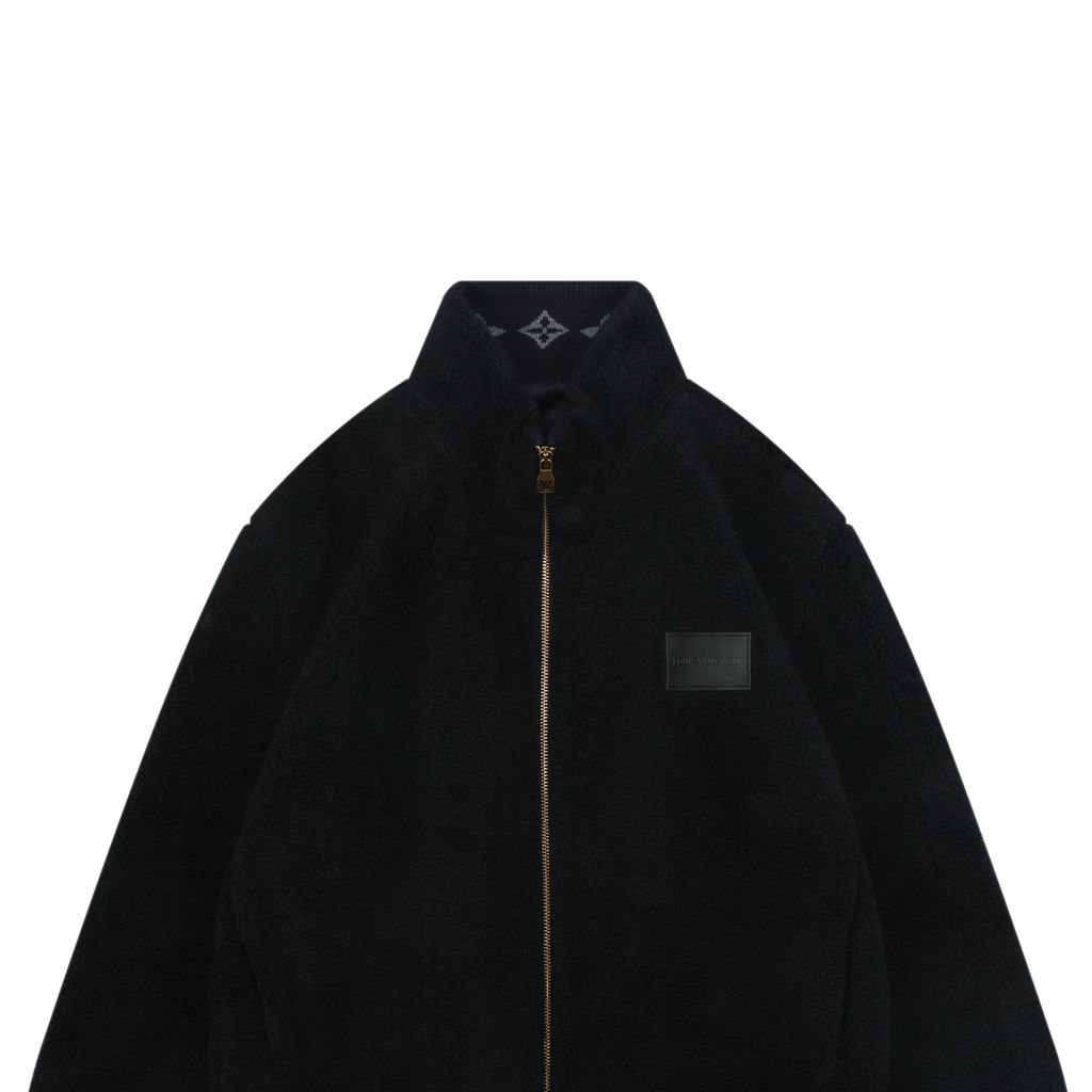 Louis Vuitton Lambswool Blend Checkerboard Jacquard Jacket