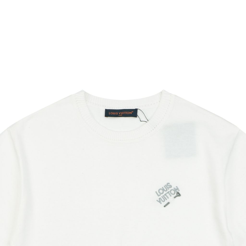 Louis Vuitton 14-Gauge Cotton Knit Short Sleeve
