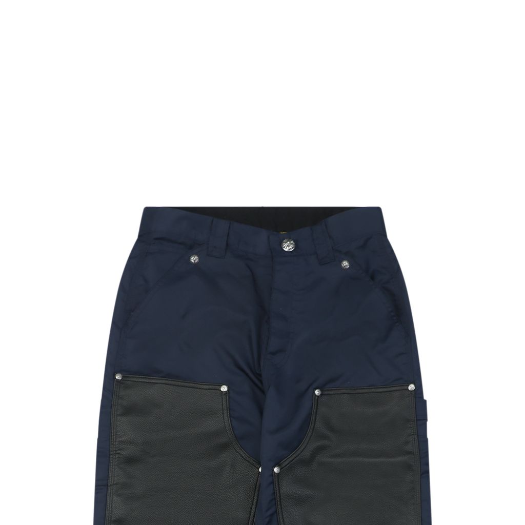 Chrome Hearts High-Ounce Nylon Cowhide Utility Pants Blue