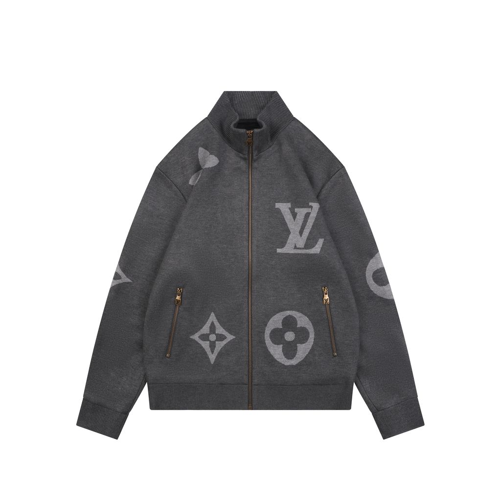 Louis Vuitton Large Monogram High-Neck Jacket