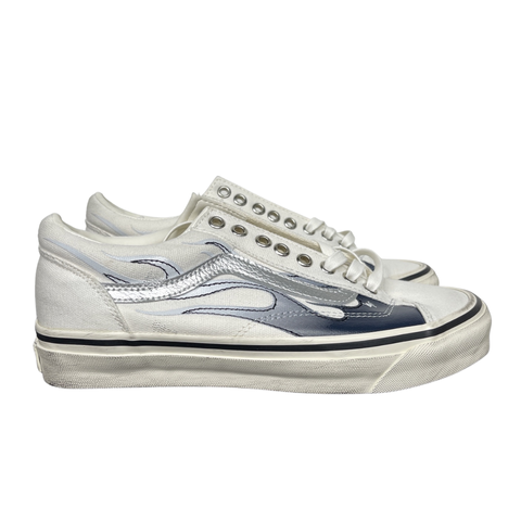 Vans Premium Old Skool 36 Archive Flame Marshmallow VN000D9RCCZ White Grey Black Sneakers
