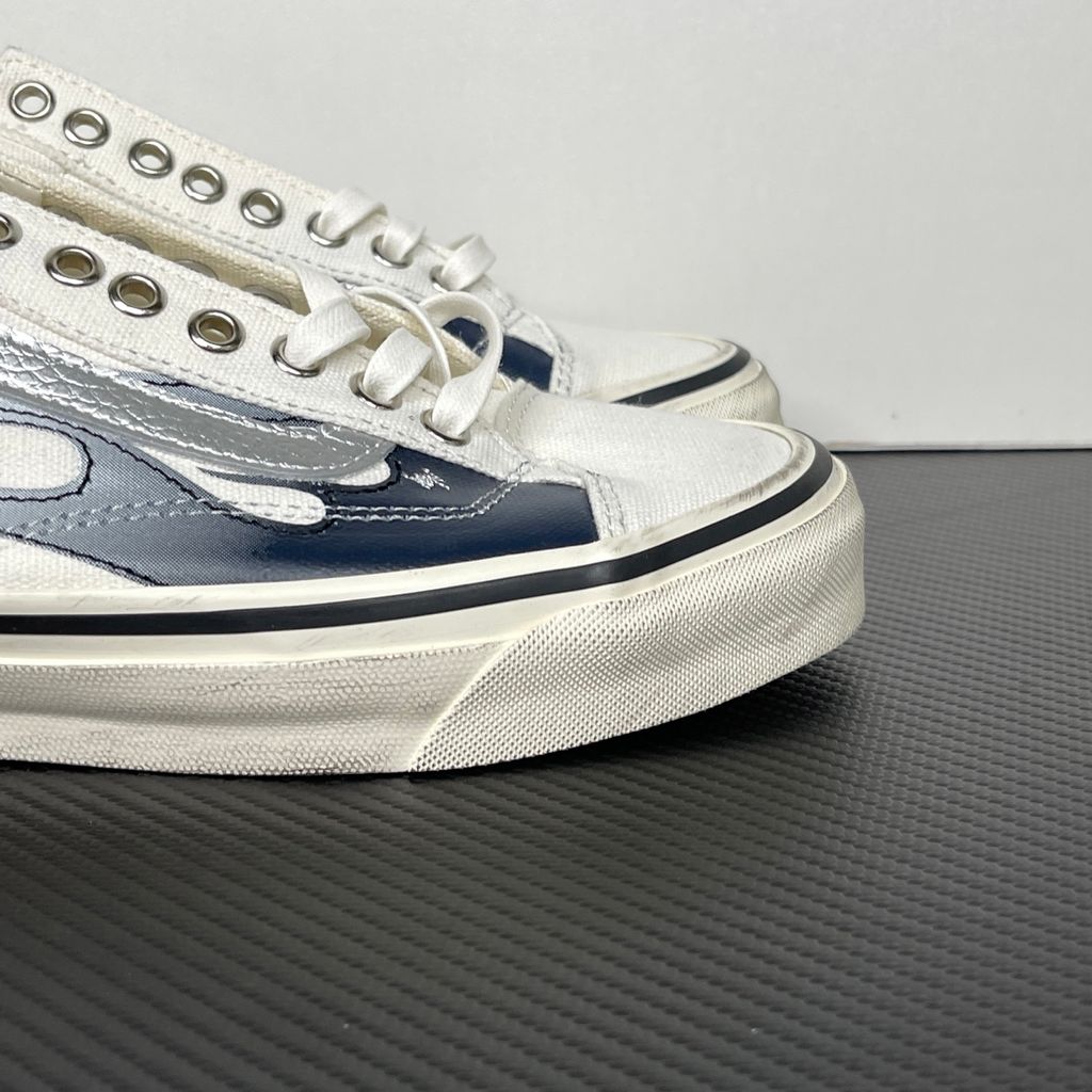 Vans Premium Old Skool 36 Archive Flame Marshmallow VN000D9RCCZ White Grey Black Sneakers