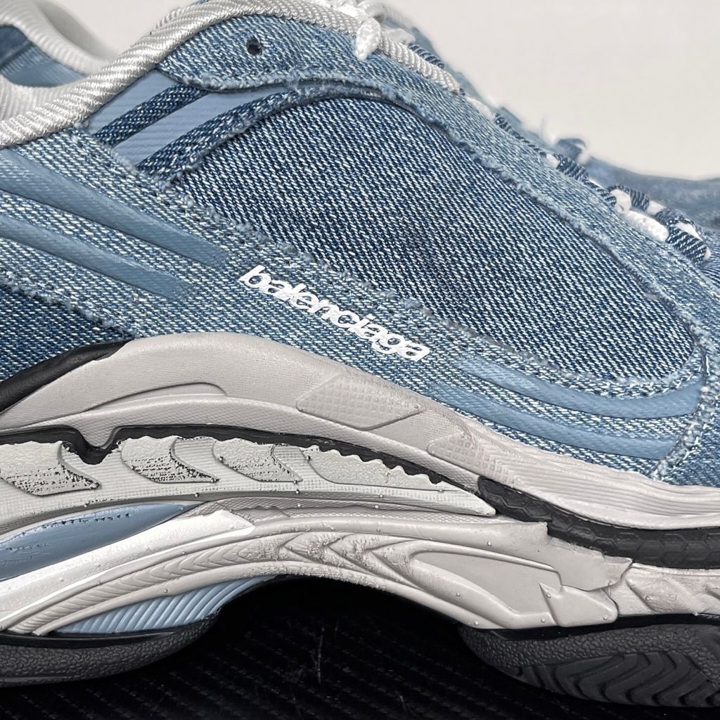 Balenciaga Triple S.2 Denim Sneaker 865849 WTSDN 4000 Blue Men's Sneakers