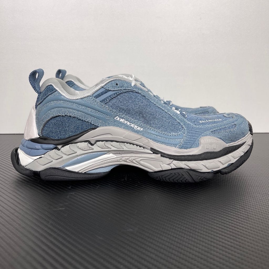 Balenciaga Triple S.2 Denim Sneaker 865849 WTSDN 4000 Blue Men's Sneakers
