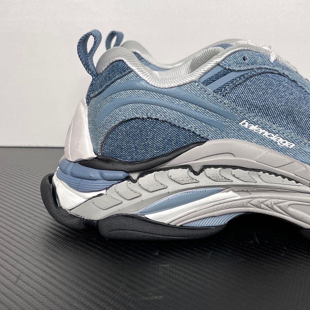Balenciaga Triple S.2 Denim Sneaker 865849 WTSDN 4000 Blue Men's Sneakers
