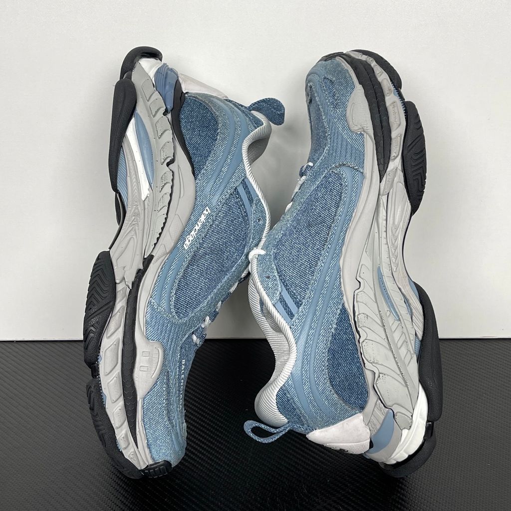 Balenciaga Triple S.2 Denim Sneaker 865849 WTSDN 4000 Blue Men's Sneakers