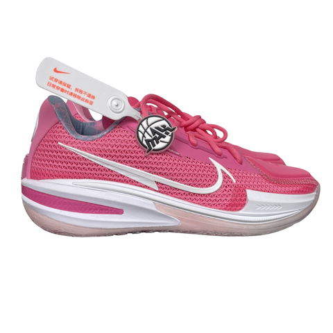 Shop Nike Air Zoom G.T. Cut 1 EP Unseen Hours Virginia CZ0176-600 in Pinksicle, White and Hyper Pink with React, Air Zoom Strobel and heel Zoom Air.