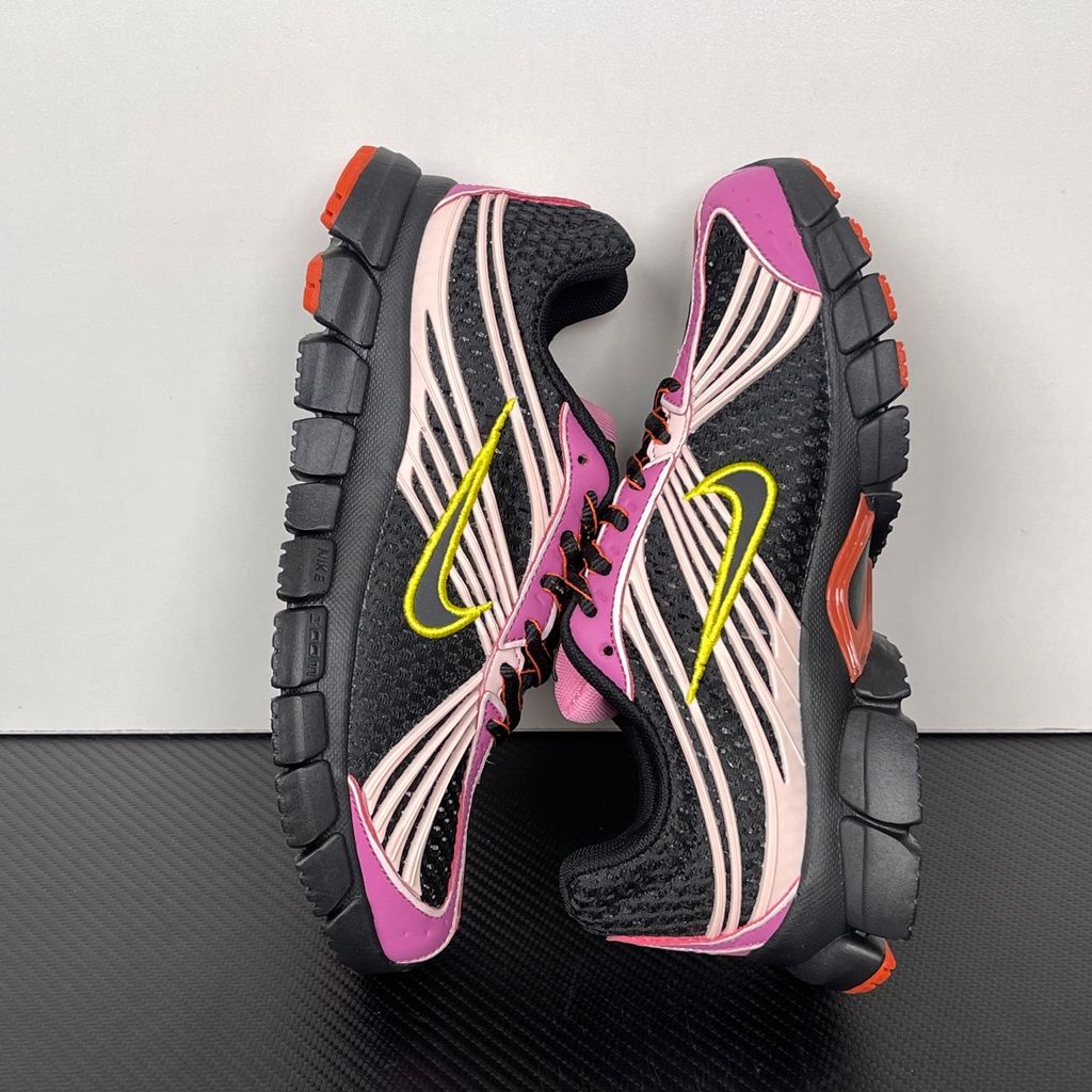 Shop Nike Zoom Skylon 11 IU7360-003 in Black, Light Magenta and Pink Foam with Air Zoom cushioning, Cushlon midsole and breathable mesh upper.