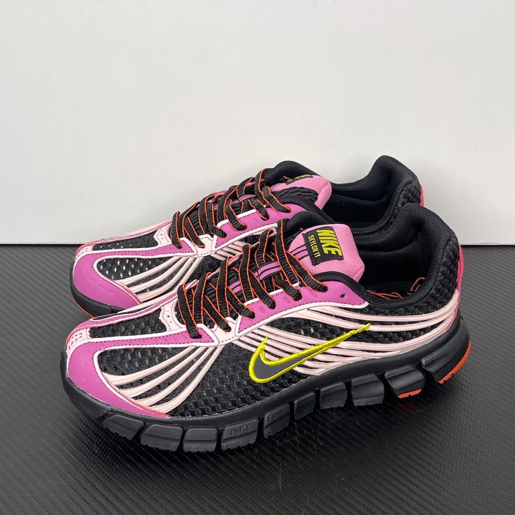 Shop Nike Zoom Skylon 11 IU7360-003 in Black, Light Magenta and Pink Foam with Air Zoom cushioning, Cushlon midsole and breathable mesh upper.