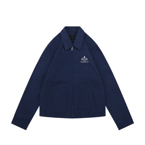 Prada Vintage Medal Logo Oxford Jacket