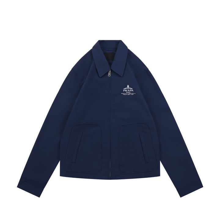 Prada Vintage Medal Logo Oxford Jacket