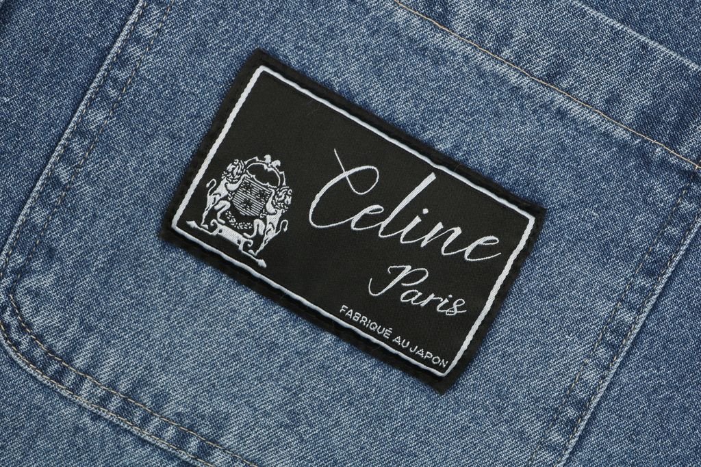 CELINE Washed Double Pocket Denim Shirt